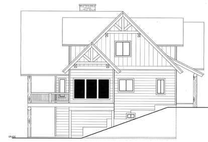 Lake Front House Plan #039-00625 Elevation Photo