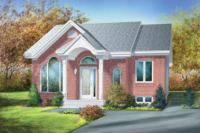 House Plan House Plan #17424 Front Elevation