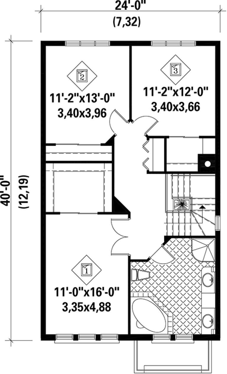 House Plan House Plan #17432 Drawing 2