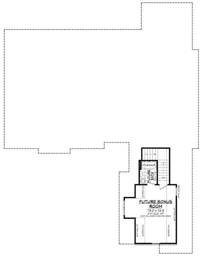 Bonus Room for House Plan #041-00136