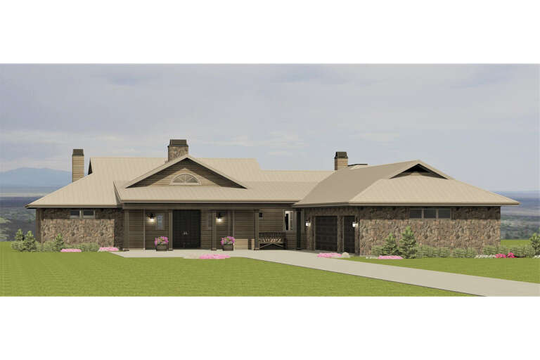 House Plan House Plan #17442 Front Elevation 