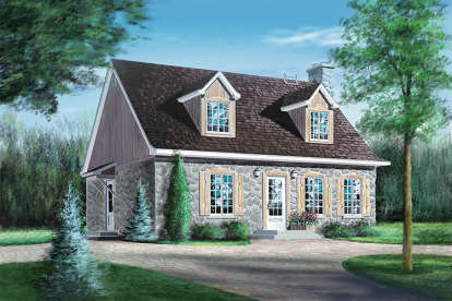 3 Bed, 2 Bath, 1833 Square Foot House Plan - #6146-00050