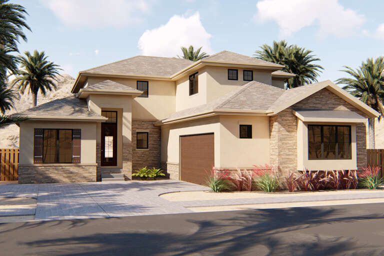 House Plan House Plan #17446 Front Elevation 