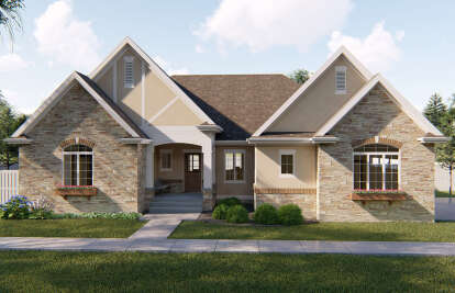 Craftsman House Plan #963-00138 Elevation Photo