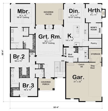Main Floor for House Plan #963-00138