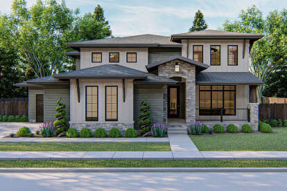 House Plan House Plan #17448 Front Elevation 