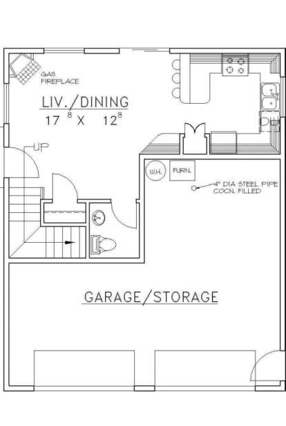 First Floor for House Plan #039-00393