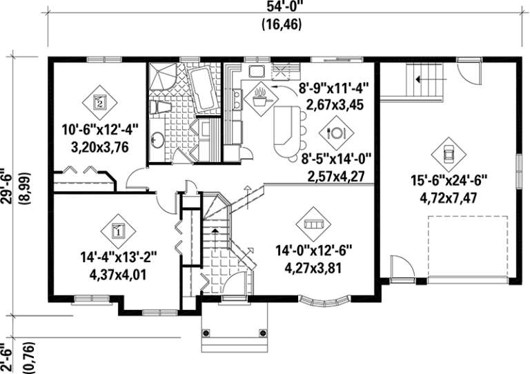 House Plan House Plan #17451 Drawing 1
