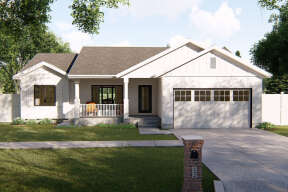 Craftsman House Plan #963-00140 Elevation Photo