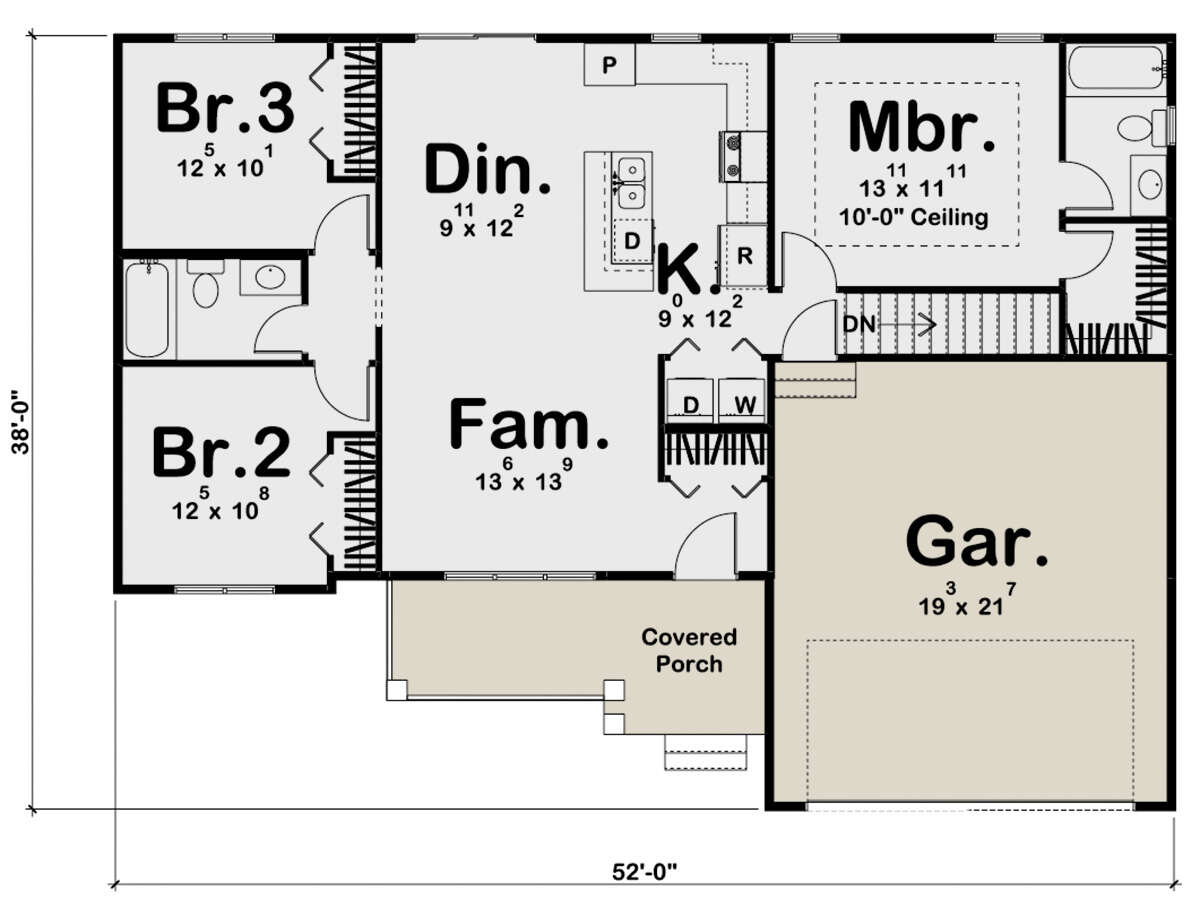 Main Floor for House Plan #963-00140