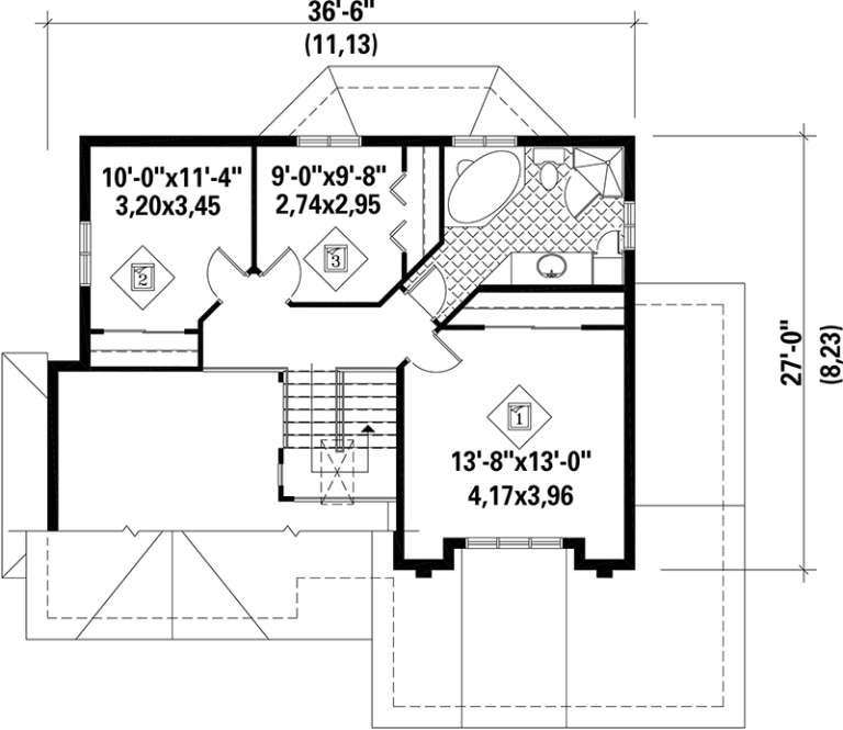 House Plan House Plan #17457 Drawing 2