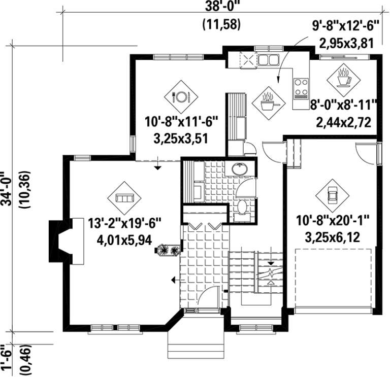 House Plan House Plan #17464 Drawing 1