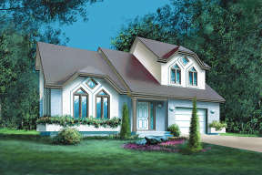 Modern House Plan #6146-00068 Elevation Photo