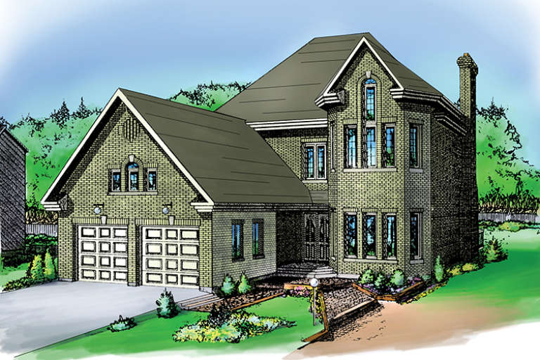 House Plan House Plan #17468 Front Elevation