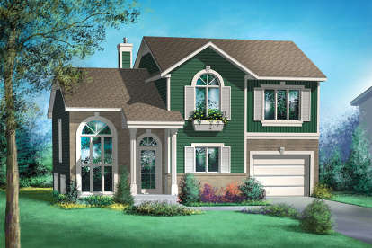 4 Bed, 1 Bath, 2052 Square Foot House Plan - #6146-00070