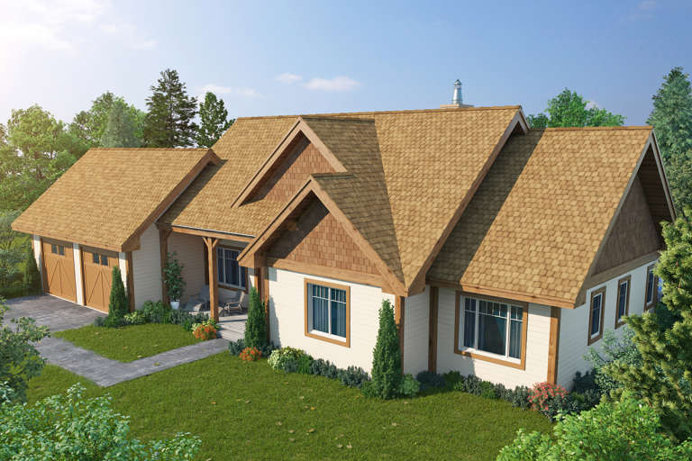 Cottage House Plan #1907-00026 Elevation Photo