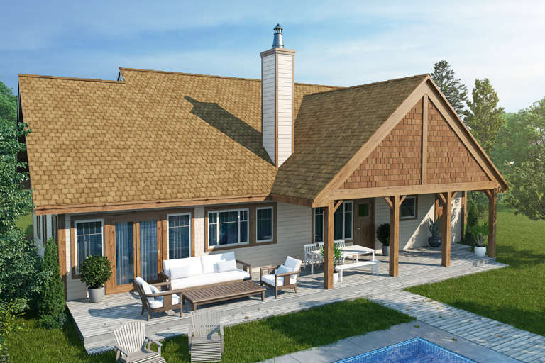 Cottage House Plan #1907-00026 Elevation Photo