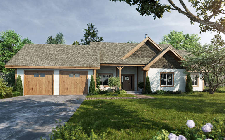 Cottage House Plan #1907-00026 Elevation Photo