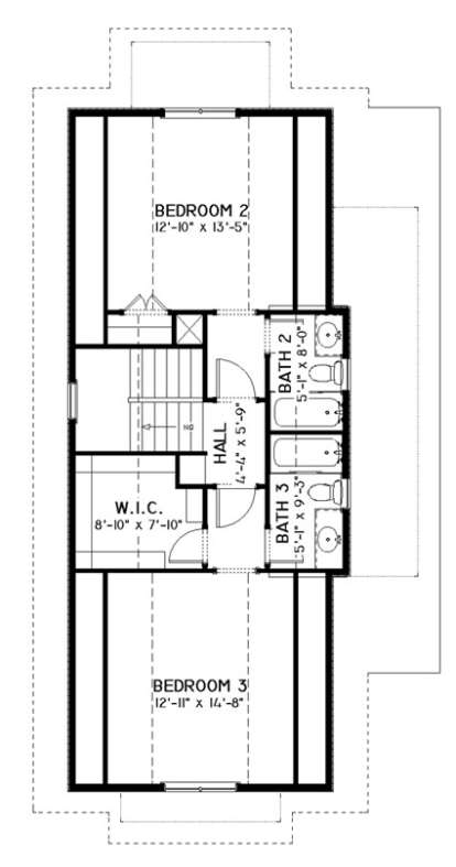 Floorplan 2 for House Plan #3125-00004