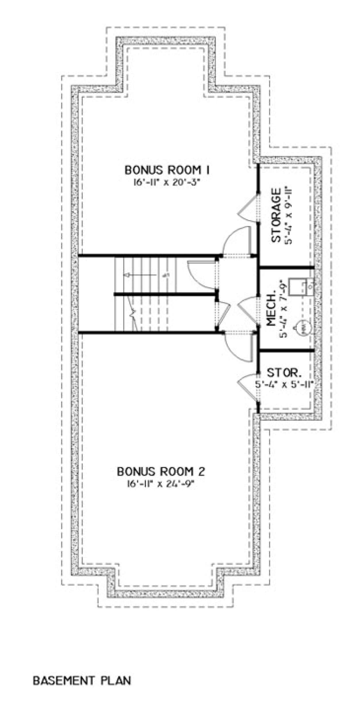 Lower Level for House Plan #3125-00004