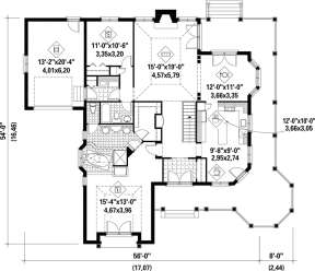 Main Floor Plan for House Plan #6146-00091