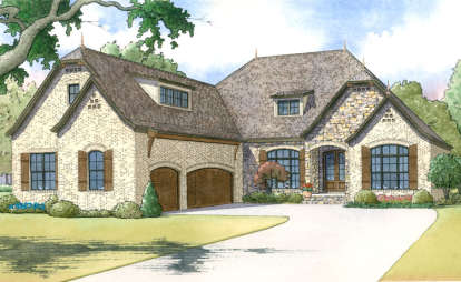 Southern House Plan #8318-00015 Elevation Photo