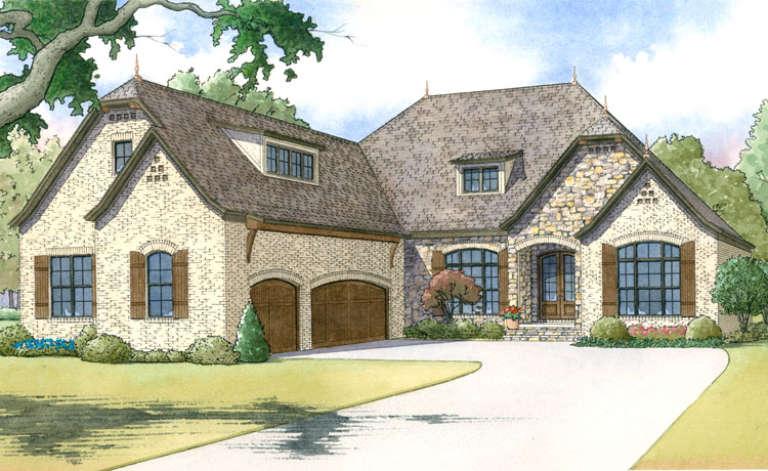 House Plan House Plan #17494 Front Elevation