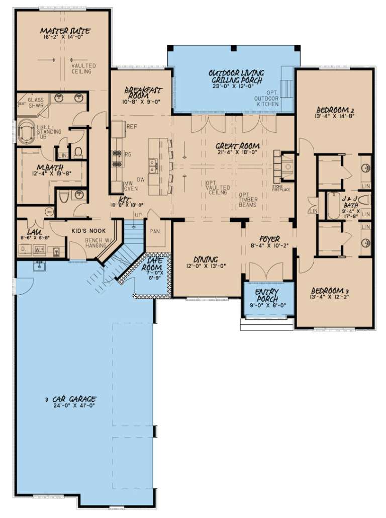 House Plan House Plan #17494 Drawing 1