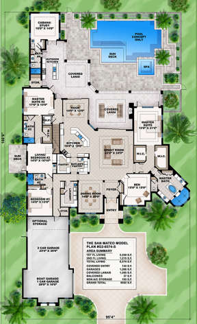 Main Floor Plan for House Plan #207-00021