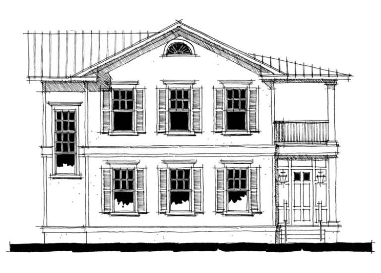 Charleston House Plan #028-00021 Elevation Photo
