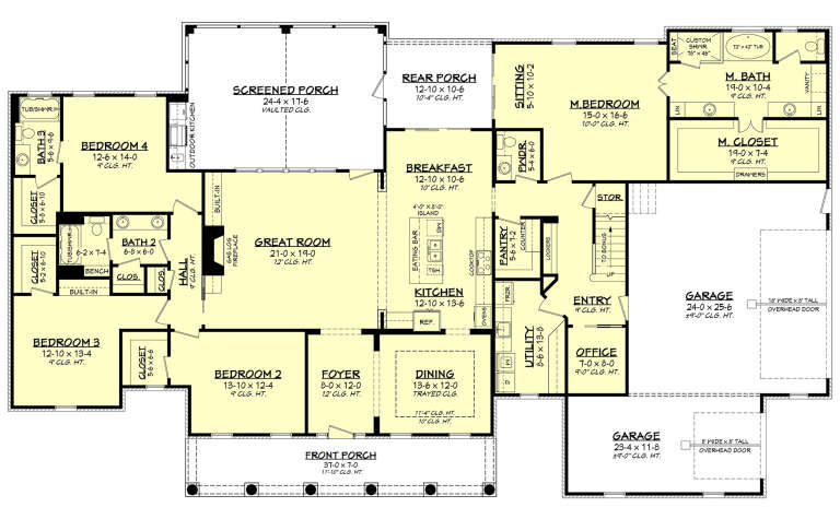House Plan House Plan #17500 Drawing 1