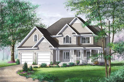 Southern House Plan #6146-00094 Elevation Photo