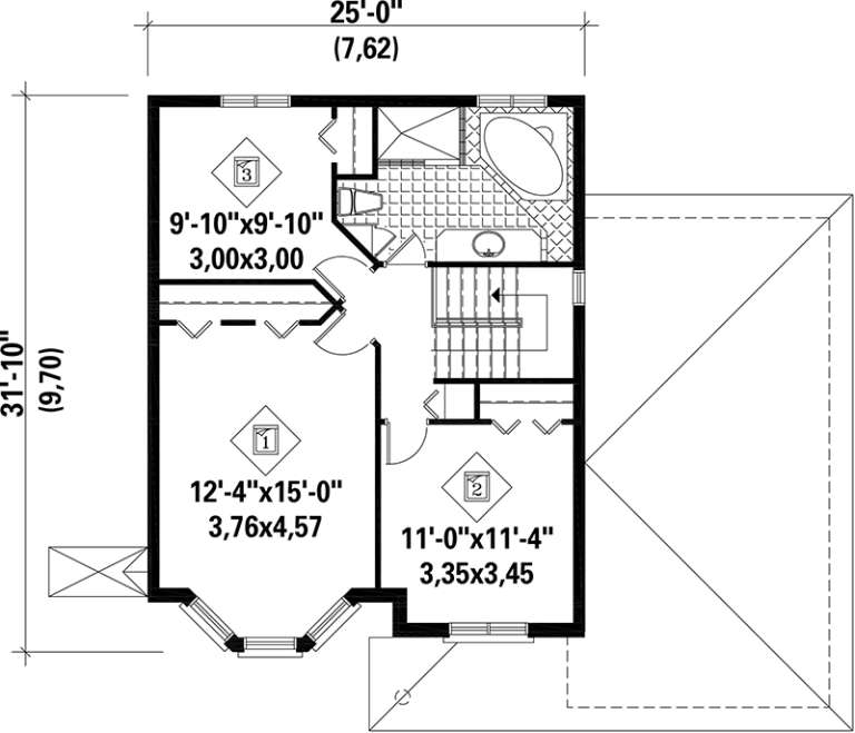 House Plan House Plan #17504 Drawing 2