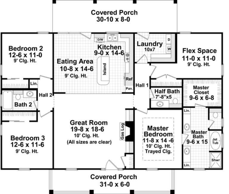 House Plan House Plan #17509 Drawing 1