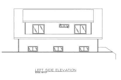 Cabin House Plan #039-00398 Elevation Photo