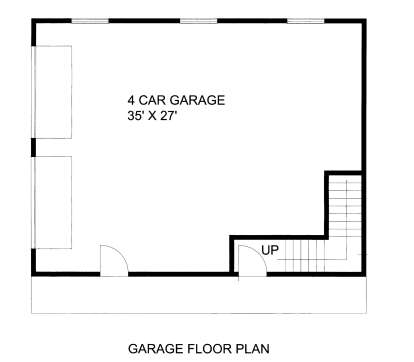 Garage for House Plan #039-00398