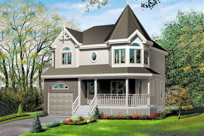 Victorian House Plan #6146-00111 Elevation Photo