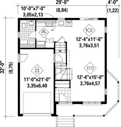 House Plan House Plan #17521 Drawing 1