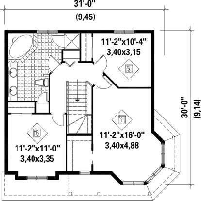 House Plan House Plan #17521 Drawing 2
