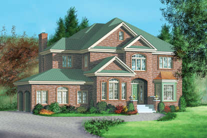 4 Bed, 3 Bath, 3966 Square Foot House Plan - #6146-00112