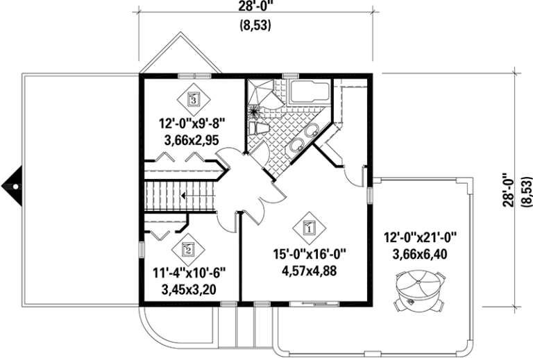 House Plan House Plan #17525 Drawing 2