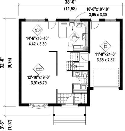 House Plan House Plan #17527 Drawing 1