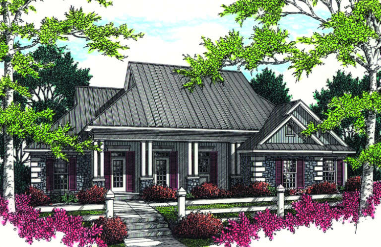 Traditional House Plan #048-00090 Elevation Photo