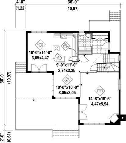 House Plan House Plan #17536 Drawing 1