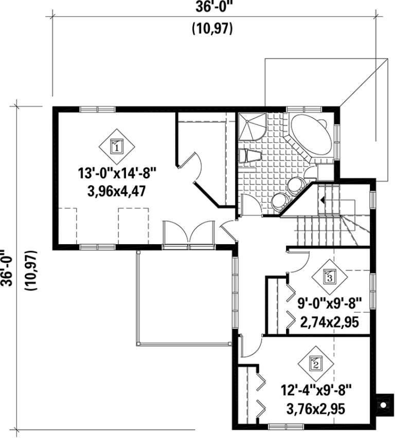 House Plan House Plan #17536 Drawing 2