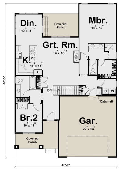 Main Floor for House Plan #963-00141