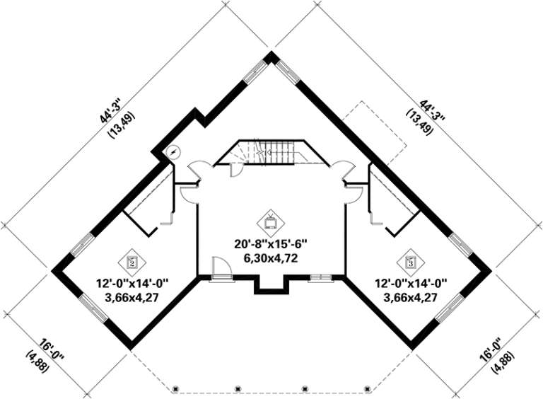 House Plan House Plan #17549 Drawing 2