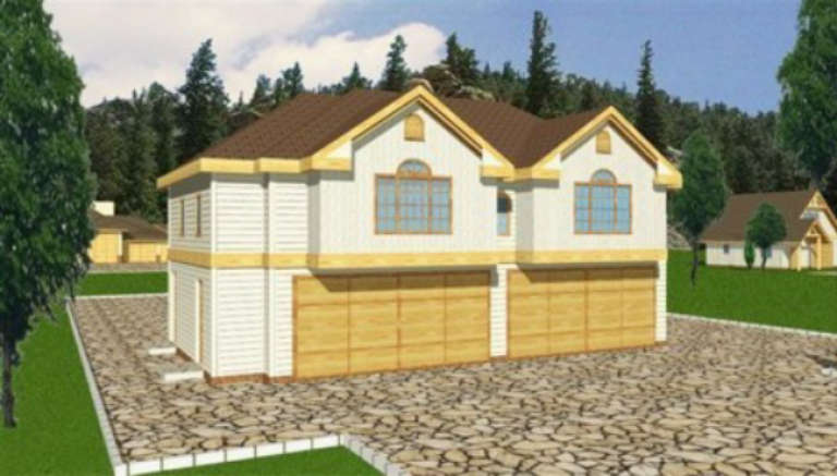 Country House Plan #039-00401 Elevation Photo