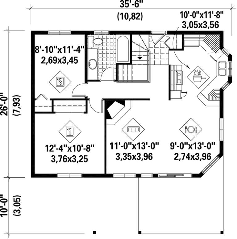 House Plan House Plan #17557 Drawing 1