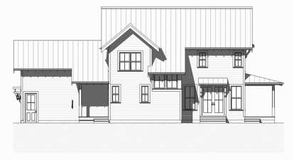 Vacation House Plan #1637-00122 Elevation Photo